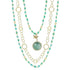 swap our blue topaz necklace for the apatite one,<br>our moonstone pendant for the aquamarine,<br>and voilà — another fresh, timeless look <span class='visuallyhidden'>Call, text 323-404-2959 for shopping help.</span>